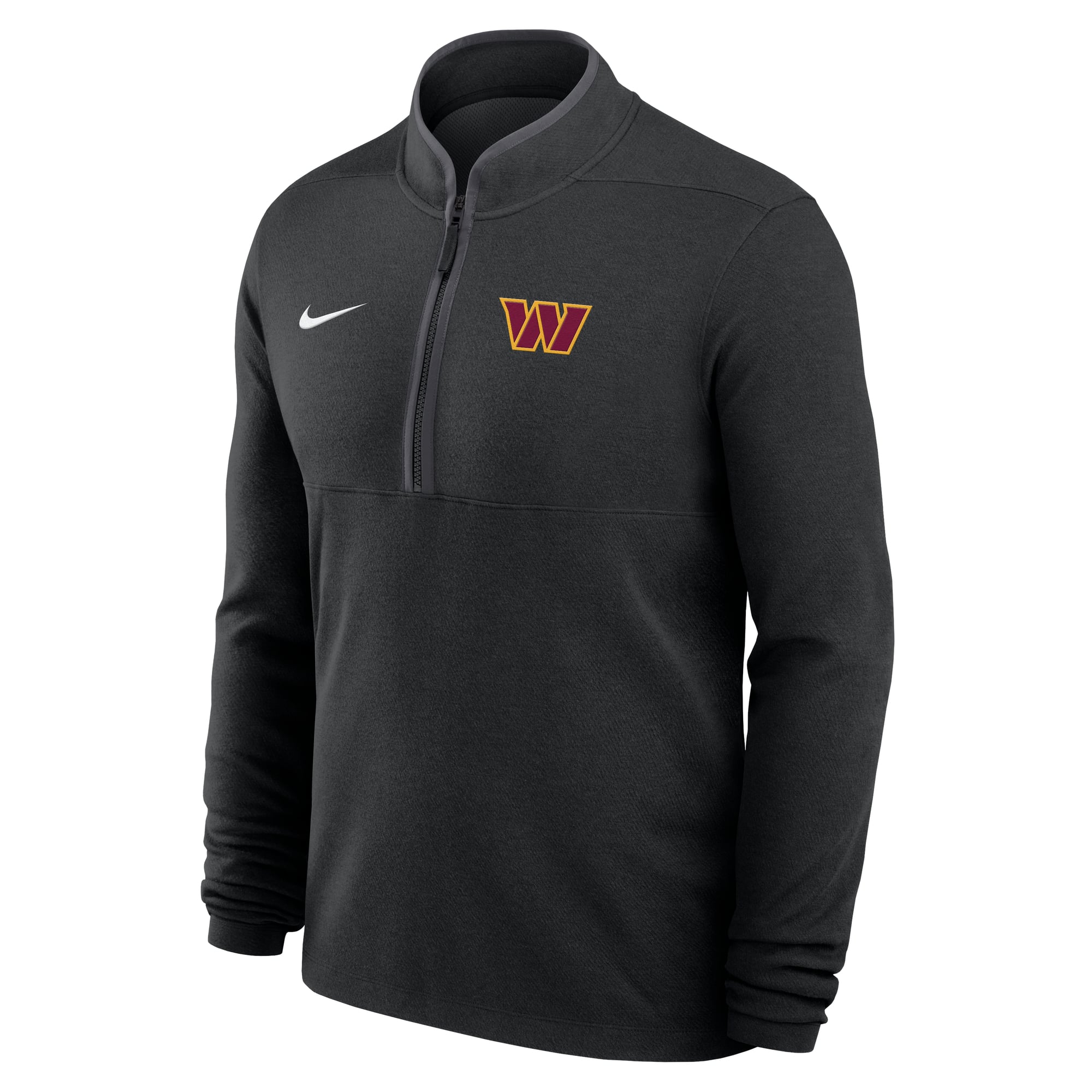Men's Nike Black Washington Commanders Primetime Victory Dri-FIT Half-Zip Pullover